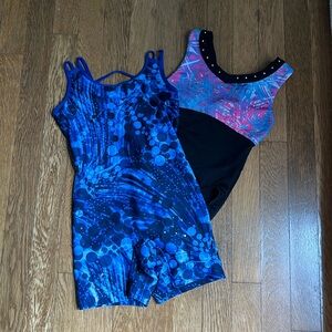Danskin Dance or Gymnastics Leotards - Size 6 - Set of 2